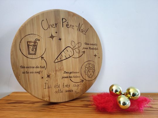 Plateau Père Noël - LES COUSETTES DE CIINDY